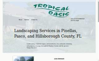 Tropical Oasis Landscaping