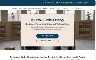 Aspect Wellness - Hormone Balancing & Weight Loss Clinic Bradenton, Florida of South Bradenton website