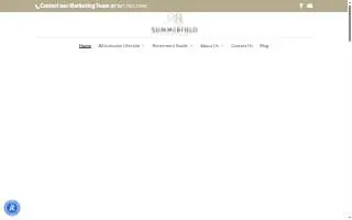 Summerfield Senior Living of South Bradenton website