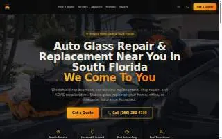 Auto Glass South Florida of South Miami Heights website