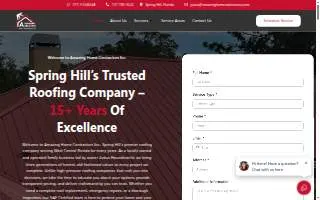 Amazing Home Contractors of Florida website
