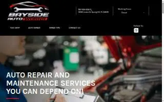 Bayside Auto Works website