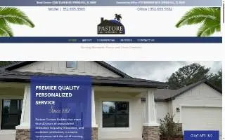 Pastore Custom Builders Inc website