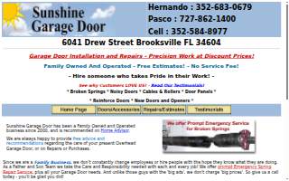 Sunshine Garage Door Inc of Spring Hill