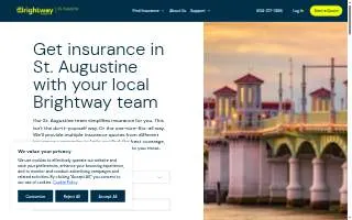 Brightway Insurance, St. Augustine website