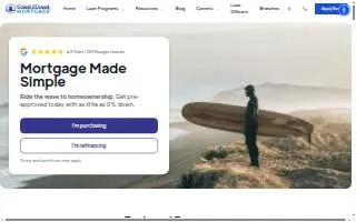 Coast2Coast Mortgage Lending of St. Augustine website