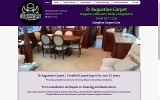 St Augustine Carpet website