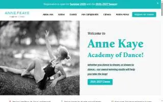 Anne Kaye Academy of Dance website
