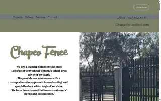 Chapco Fence, LLC website