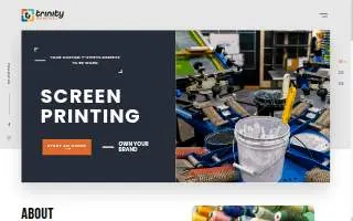 Trinity Graphics website