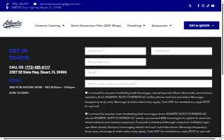 Atlantic Auto Coatings | Ceramic Coating & PPF website