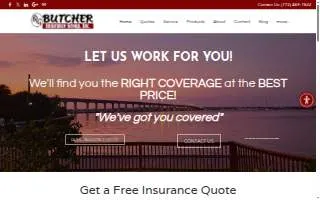 Butcher Insurance Group, Inc. website