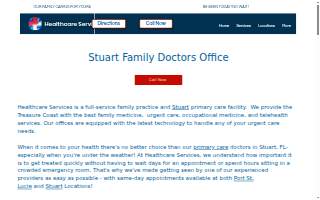 Healthcare Services Family Medicine & Urgent Care