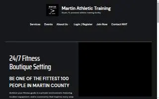 Martin Athletic Training - MAT Gym/Personal Training website