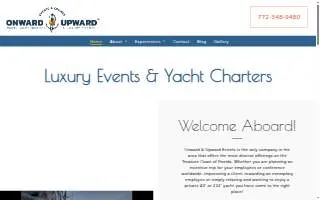 Onward & Upward Events website