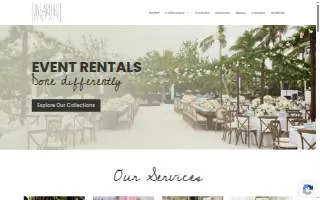 Unearthed Rentals website