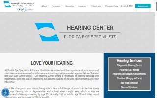 Hearing Center at Florida Eye Specialists
