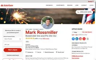 Mark Rossmiller - State Farm Insurance Agent website