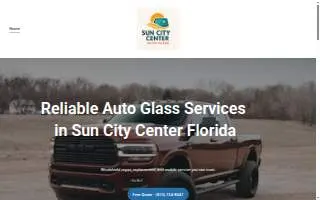 Sun City Center Auto Glass website