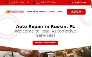Total Automotive Services of Sun City Center website