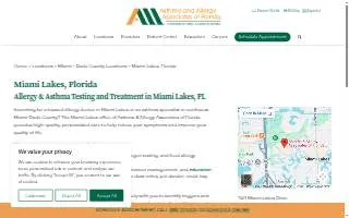 Asthma & Allergy Associates of Florida - Aventura website