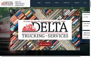 Delta Trucking Inc of Sunny Isles Beach website