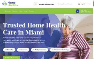 Home Healthy of Sunny Isles Beach website