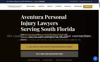 Templer & Hirsch Injury Lawyers of Sunny Isles Beach website