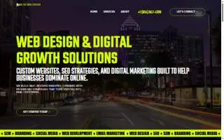 Above Web Design of Davie website