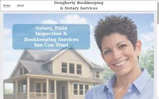Dougherty Bookkeeping Services website
