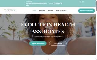 Evolution Health Associates website