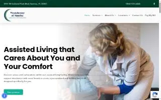 Westchester of Sunrise website