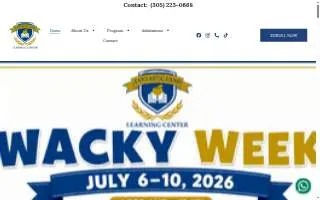 Fantasticland Learning Center website