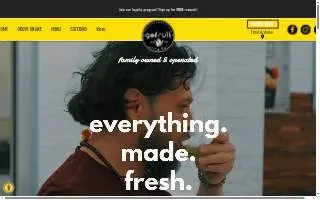 Gofruit Juice Bar of Citrus Park website