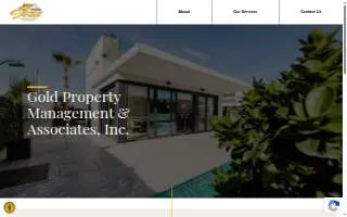 Gold Property Management website