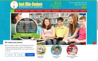Just Kids Centers website