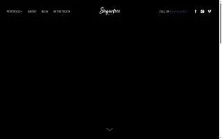Sugarfree Studio website