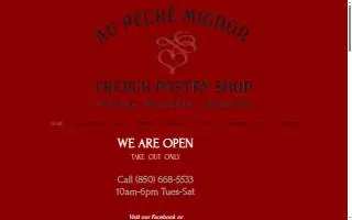 Au Péché Mignon French Pastry Shop website