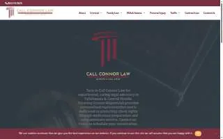 Call Connor Law of Tallahassee website