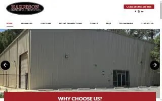 Harrison Commercial Properties website