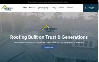 Hartsfield Roofing website