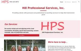 Hill Professional Services, Inc. website