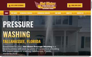 Hot Water Pressure Washing of Tallahassee