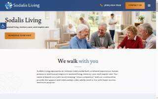 Sodalis Tallahassee Assisted Living website