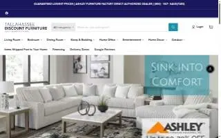 Tallahassee Discount Furniture website