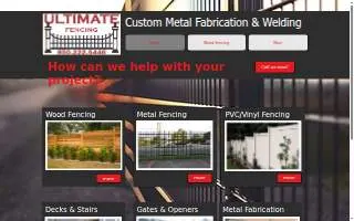 Ultimate Fencing website