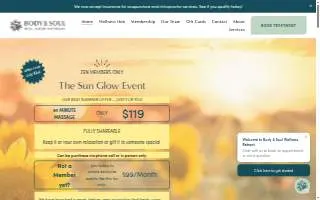 Body & Soul Wellness Retreat of Tamarac website