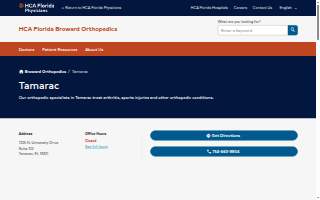 HCA Florida Broward Orthopedics - Tamarac