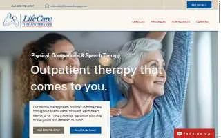 LifeCare Therapy website