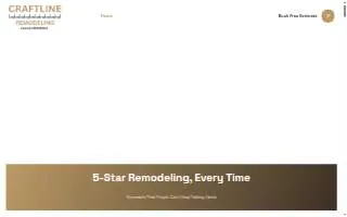 CraftLine Remodeling of Tampa website